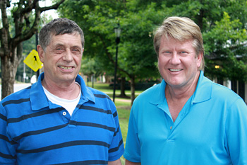 Clark Ross and Paul Schulz '82